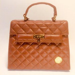 Pierre Balmain Quilted Birkin Type Crossbody Bag